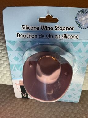 Silicone Wine Stopper - Dusty Rose